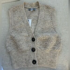 Urban Outfitters Beige Sweater Vest
